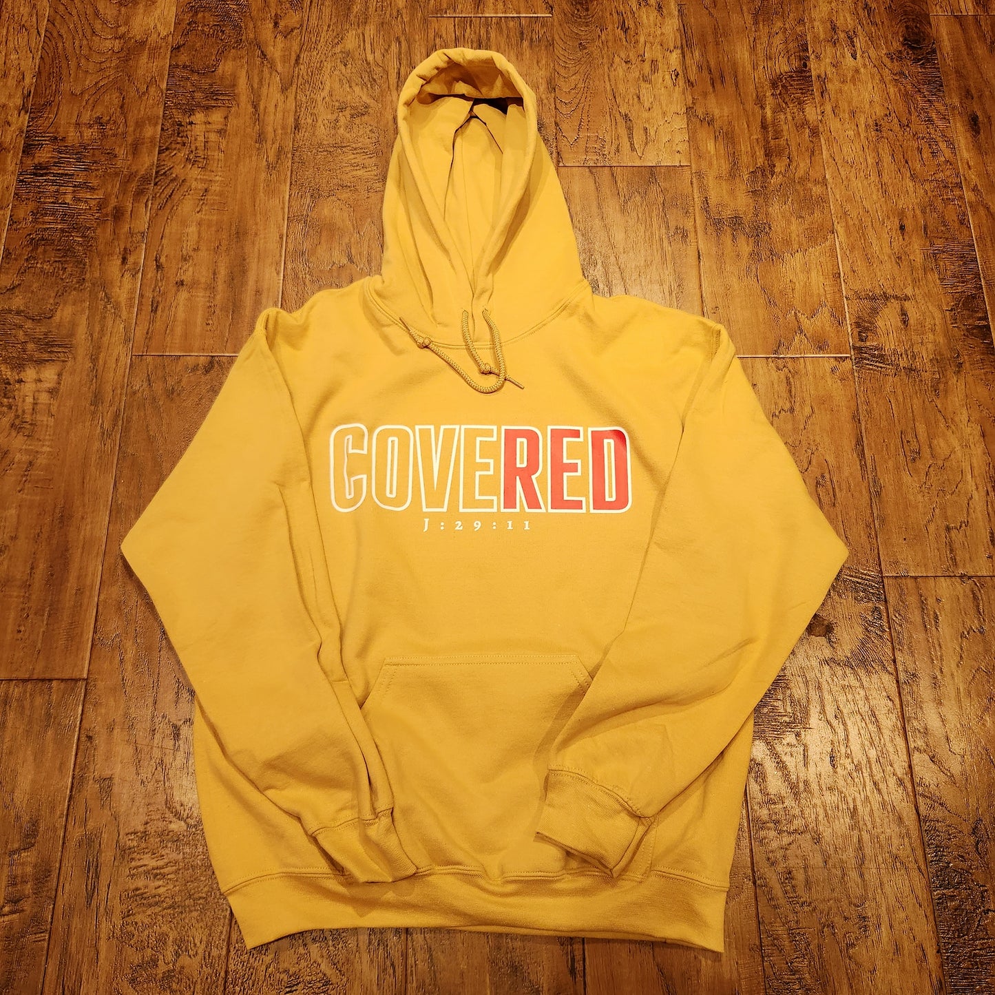 Covered Statement Hoodie (Tan)